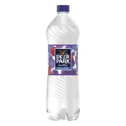 Deer Park Sparkling Water, Triple Berry, 33.8 oz. Bottle