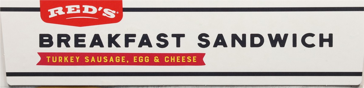 slide 7 of 9, Red's, Turkey Sausage Breakfast Sandwich, 4.3oz, 4 PK, 4 ct