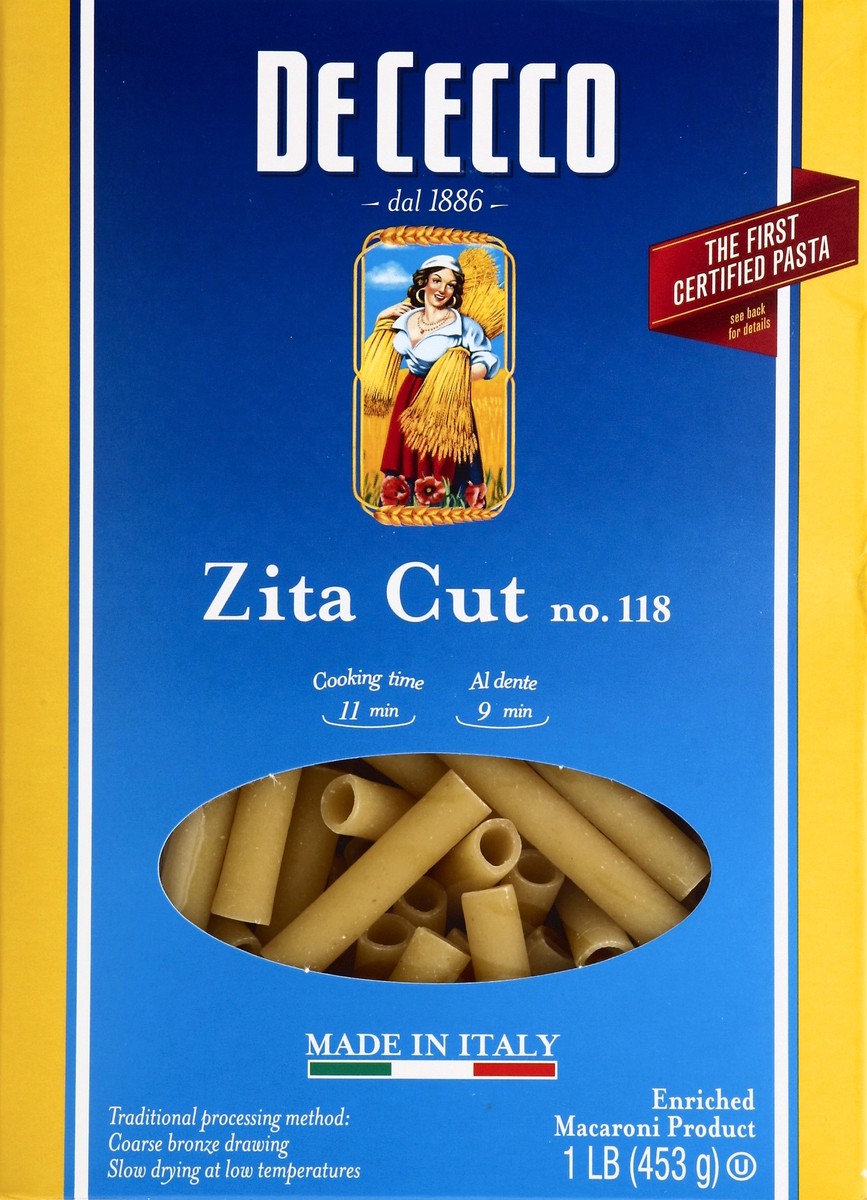 slide 4 of 4, De Cecco Zita Cut, 16 oz