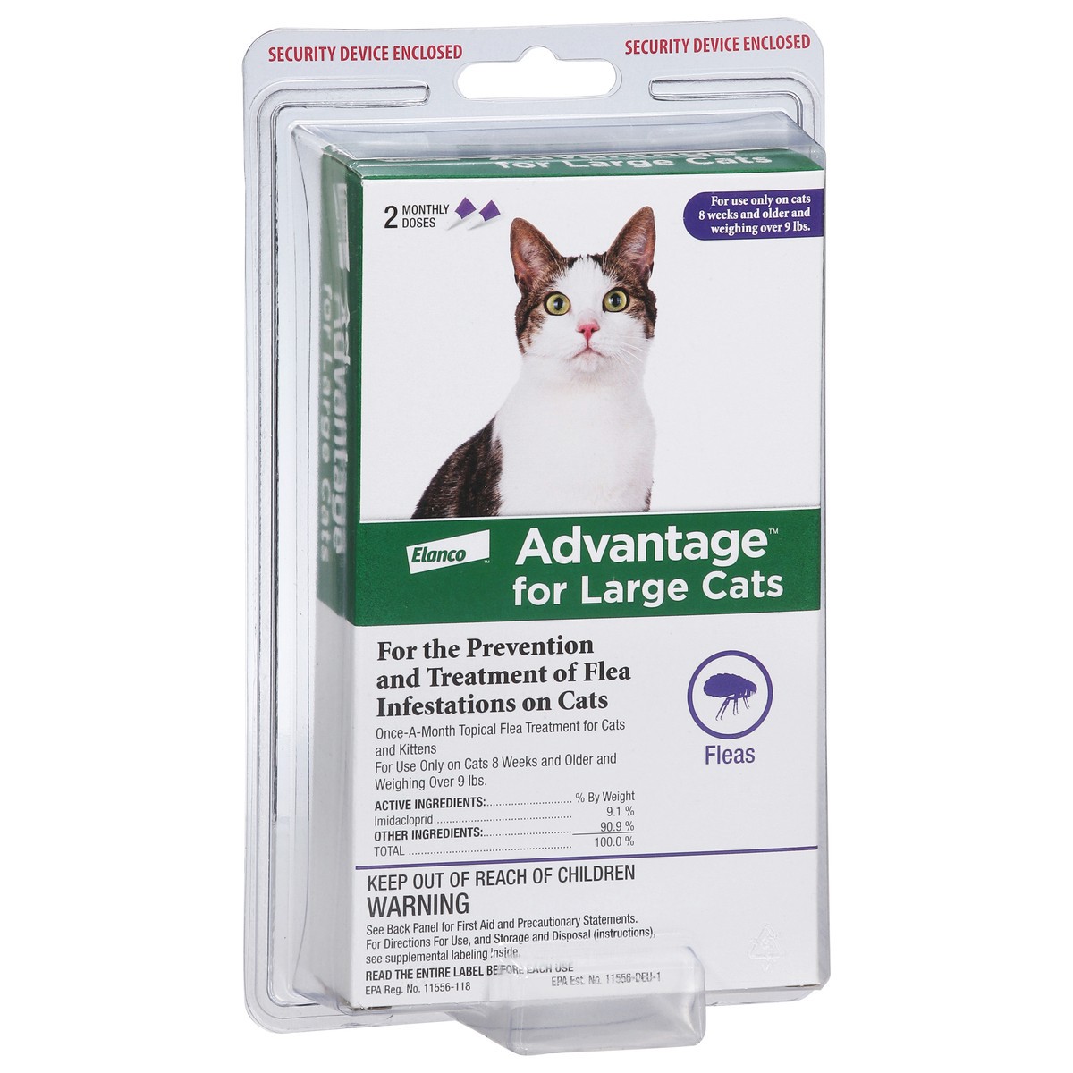 slide 4 of 13, Advantage Lg.Cat Over, 2 ct