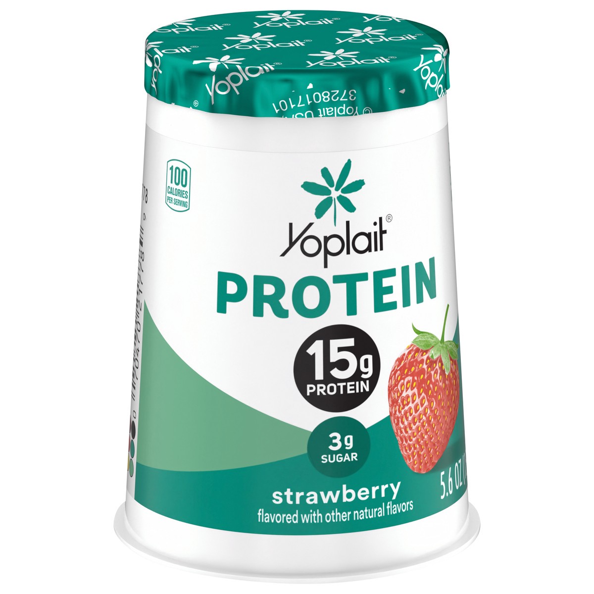 slide 6 of 13, Yoplait Protein Yogurt Cultured Dairy Snack Cup, Strawberry Flavored, Gluten Free Protein Snacks, 5.6 oz, 5.6 oz