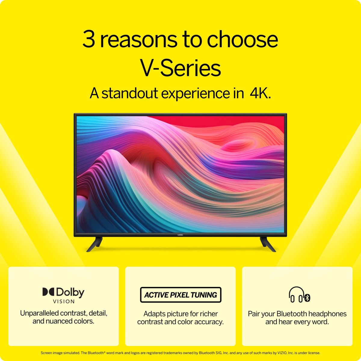 slide 4 of 29, VIZIO 75" V-Series 4K LED HDR Smart TV, 75 in