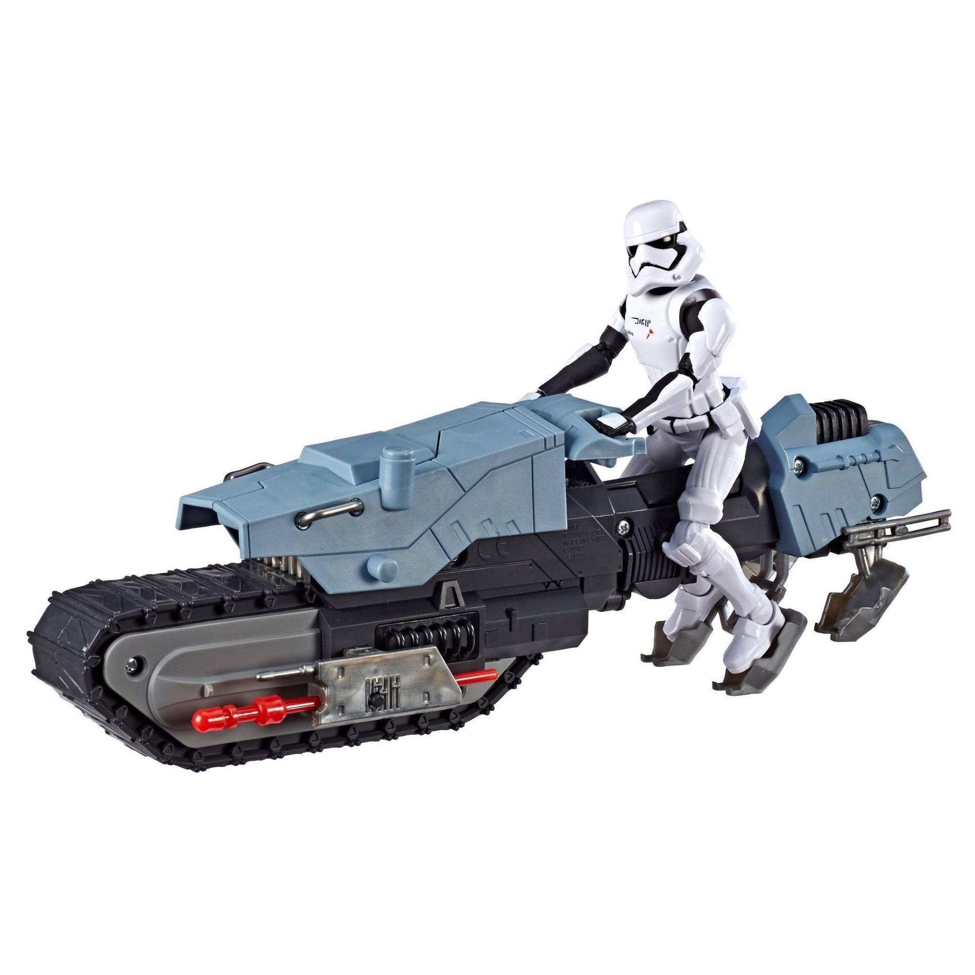 slide 1 of 9, Hasbro Star Wars Galaxy Of Adventures First Order Driver And Treadspeeder Toy, 1 ct