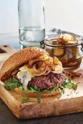 Angus Ground Chuck Pepper Jack & Bacon Pub Burger