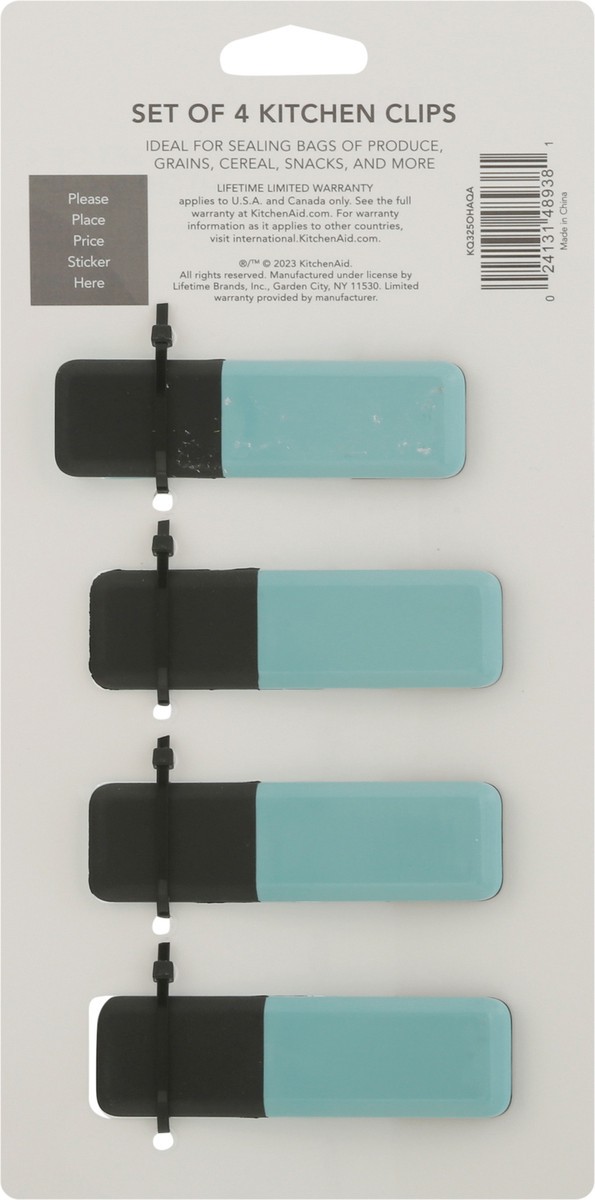 slide 12 of 12, KitchenAid Set of 4 Kitchen Clips 1 ea, 1 ct