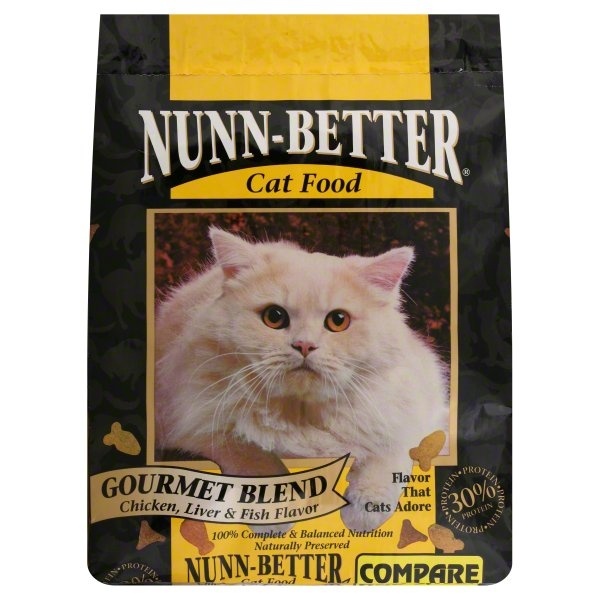 slide 1 of 1, Nunn-Better Cat Food, Maintenance & Growth Formula, Gourmet Blend, 16 lb