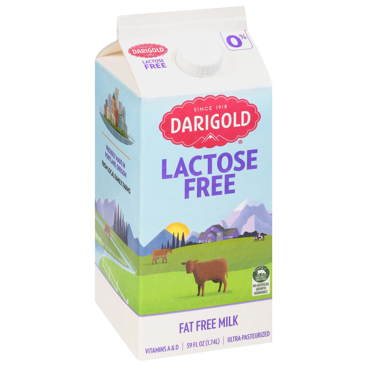 slide 6 of 14, Darigold Lactose Free Fat Free Up Milk - 59 Fl. Oz., 59 fl oz