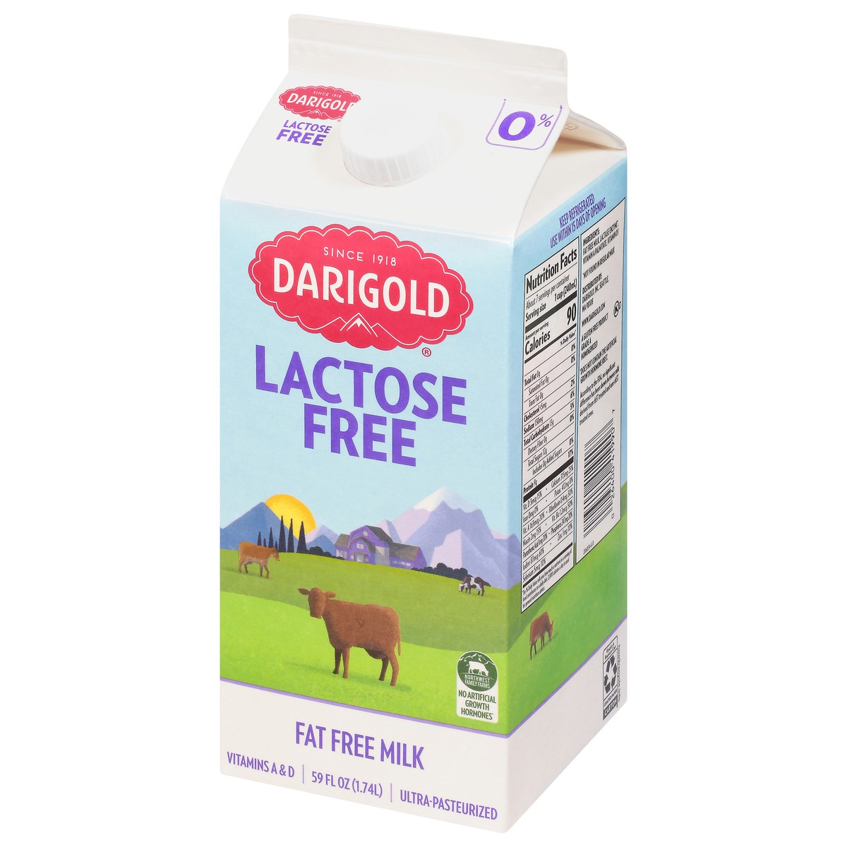 slide 11 of 14, Darigold Lactose Free Fat Free Up Milk - 59 Fl. Oz., 59 fl oz