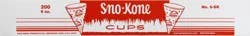 Sno-Kone Sno Kone Cups