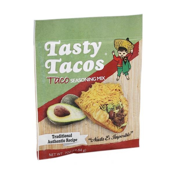 slide 1 of 1, Tasty Tacos Taco Seasoning Mix, 0.7 oz