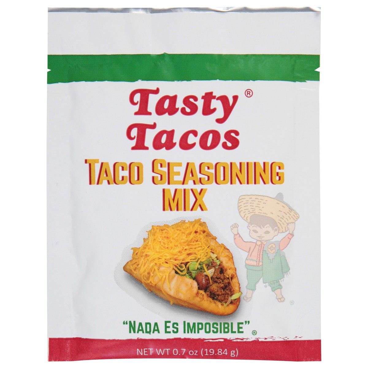 slide 1 of 9, Tasty Tacos Taco Seasoning Mix 0.7 oz, 0.7 oz