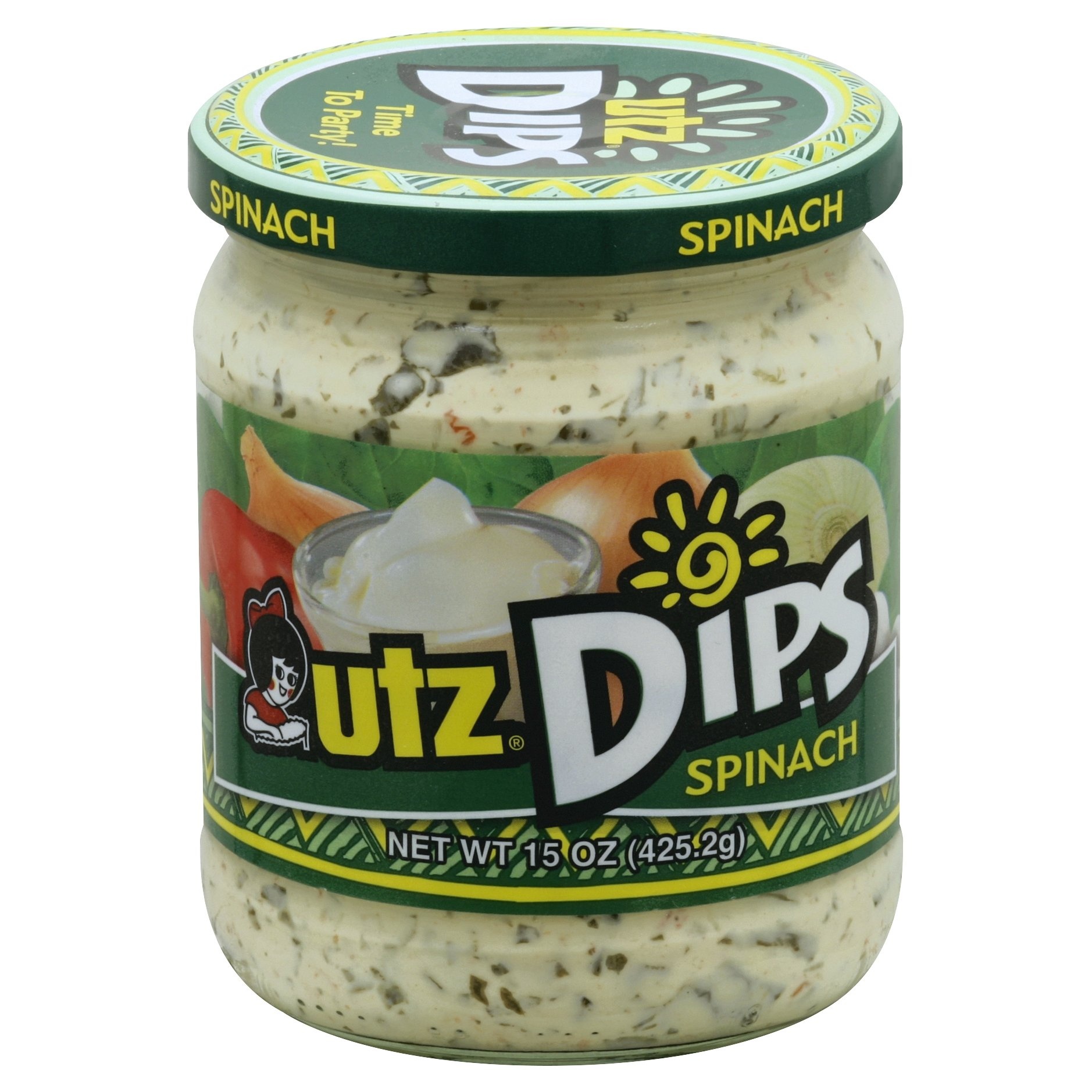 slide 1 of 2, Utz Spinach Dips, 15 oz