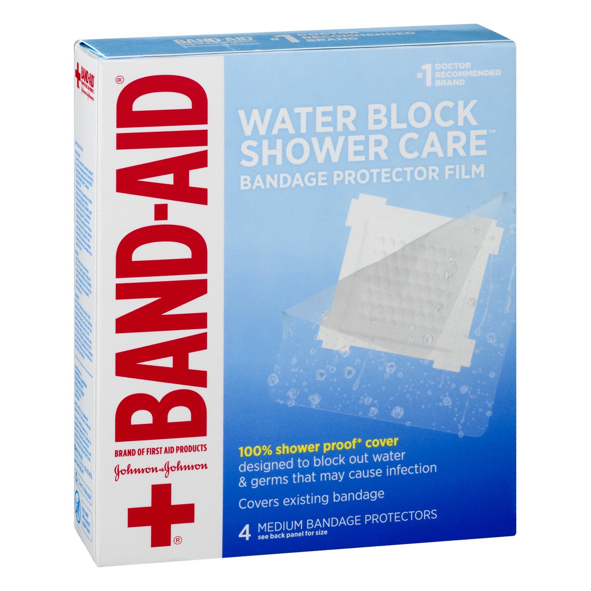 slide 2 of 9, Band-Aid Shower Care Bandages, 4 ct