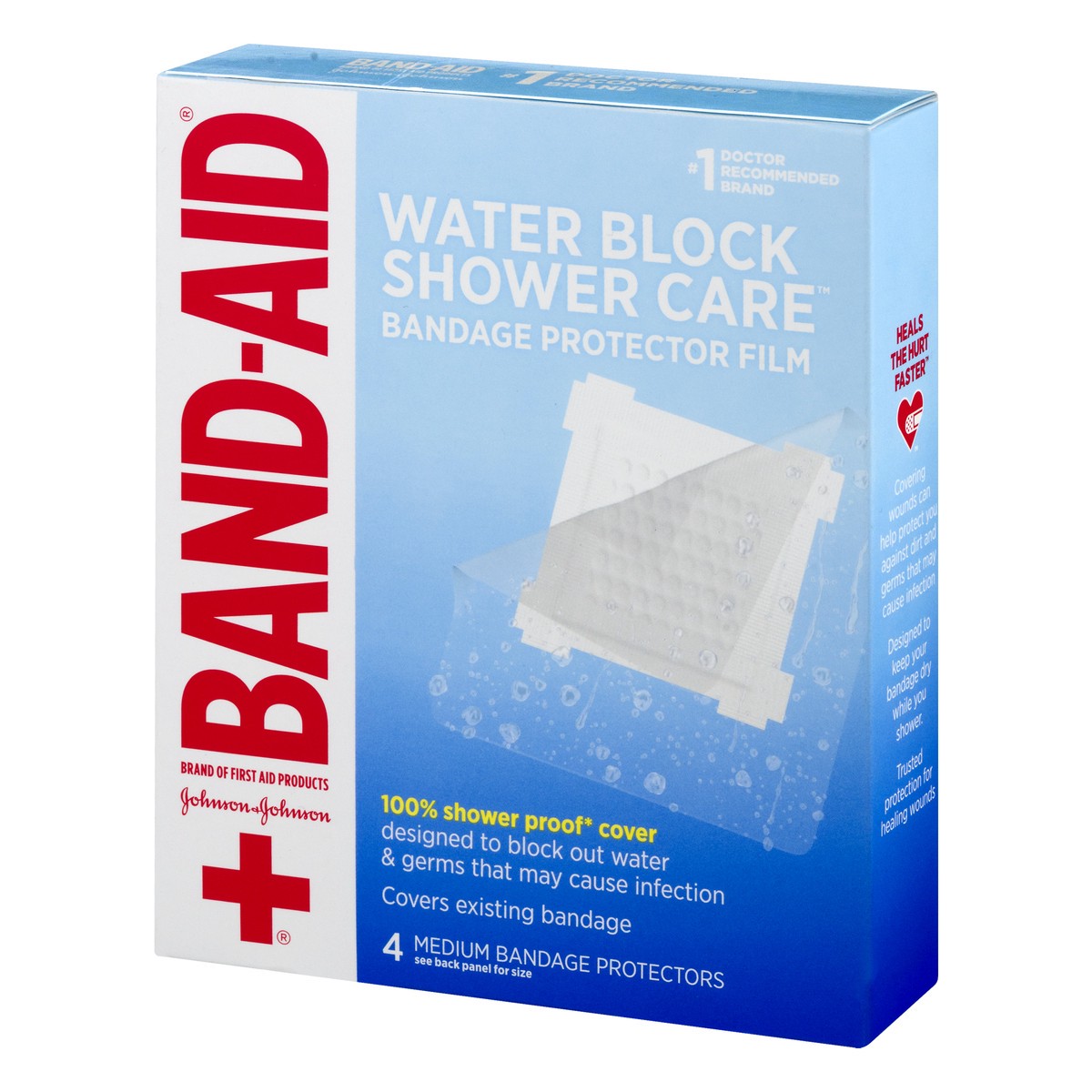 slide 3 of 9, Band-Aid Shower Care Bandages, 4 ct