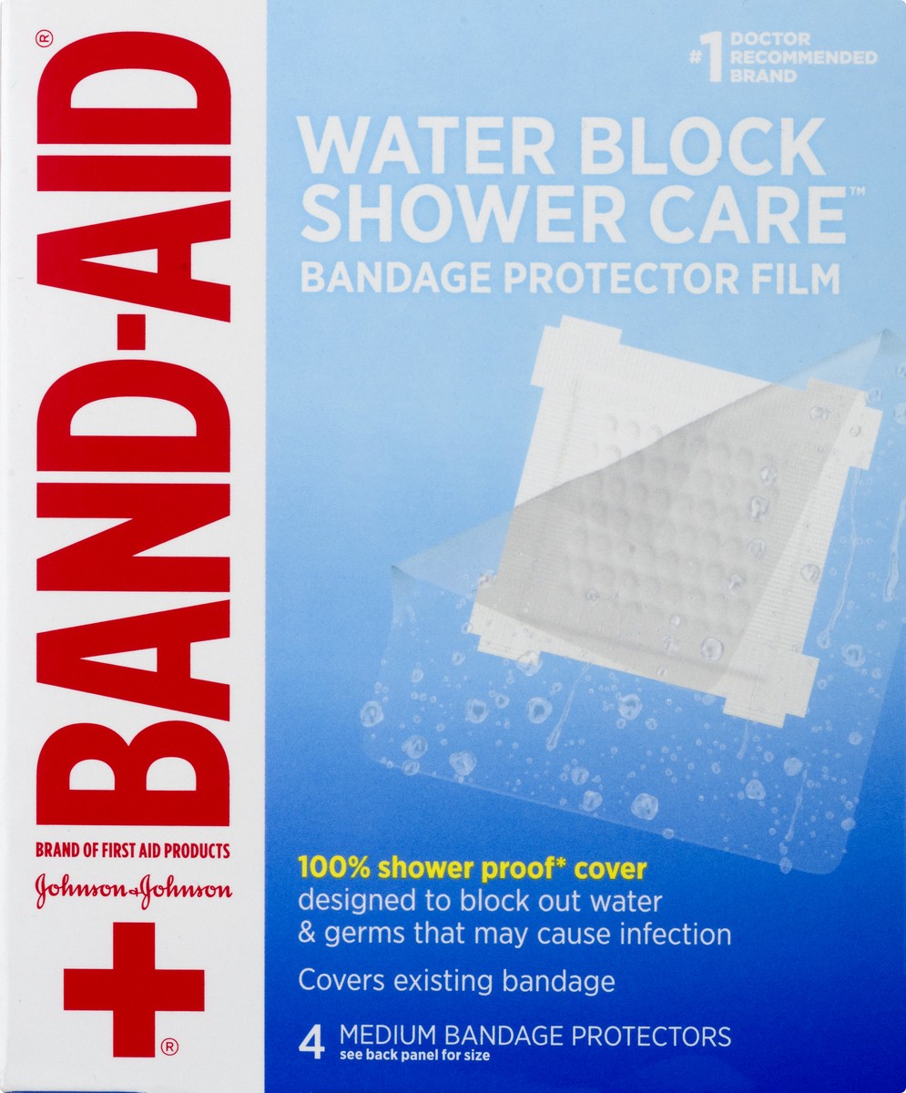 slide 6 of 9, Band-Aid Shower Care Bandages, 4 ct
