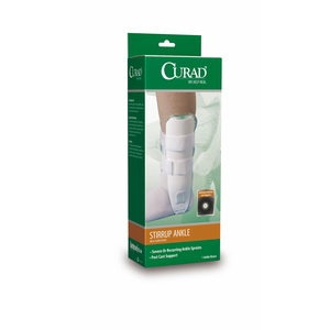 slide 1 of 1, Curad Universal Stirrup Ankle Splint, 1 ct