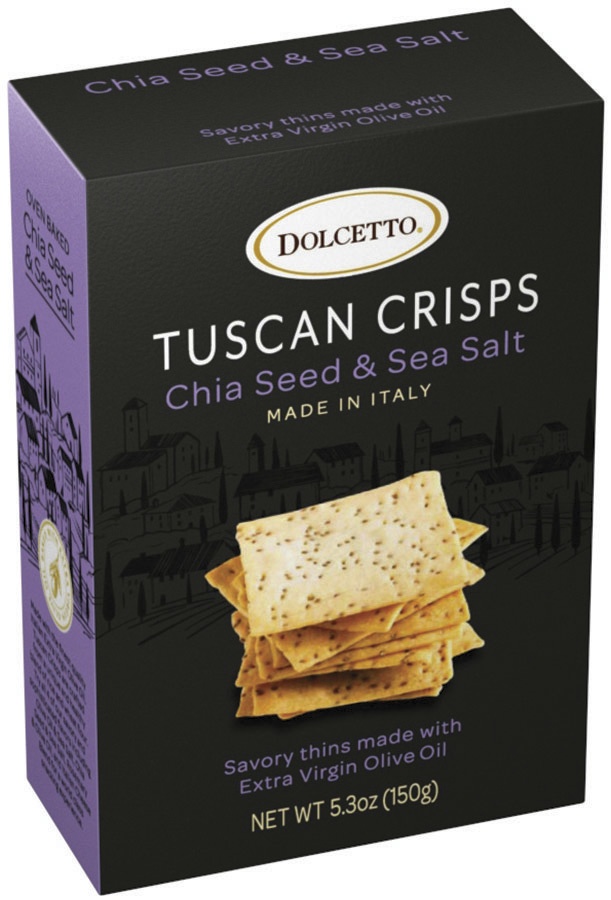 slide 1 of 1, Dolcetto Tuscan Crisp Chia Seed&Seaslt, 5.3 oz