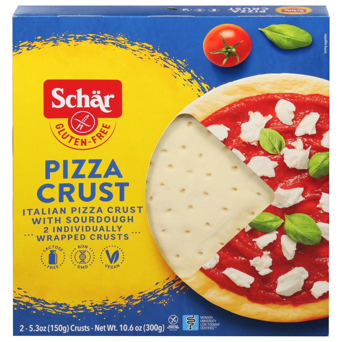 slide 1 of 14, Schär Gluten-Free Pizza Crust 2 ea, 10.6 oz