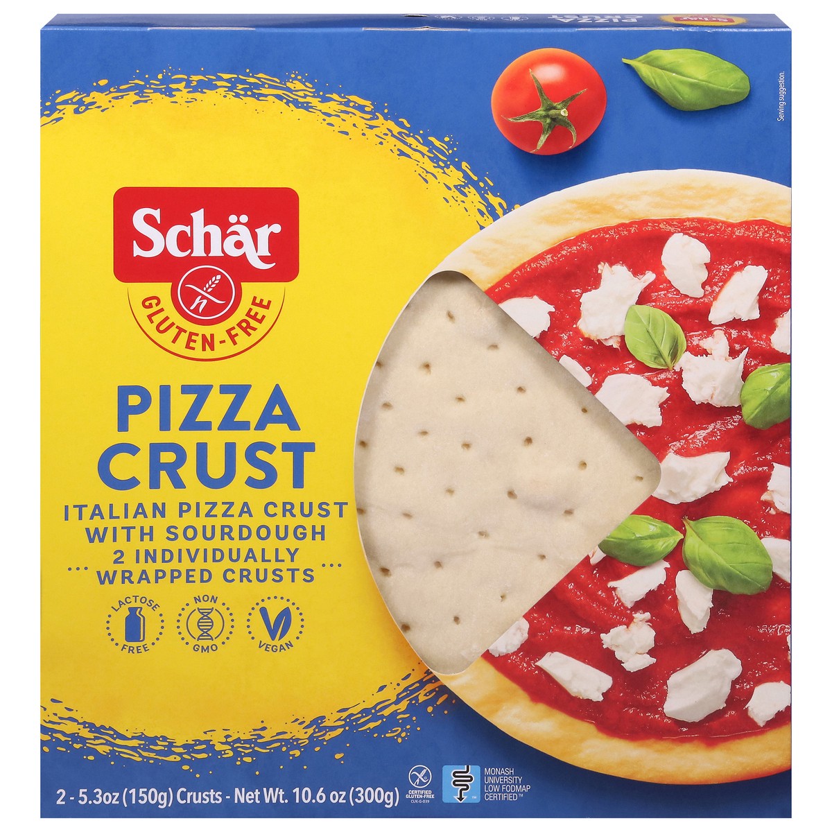 slide 1 of 14, Schär Gluten-Free Pizza Crust 2 - 5.3 oz Crusts, 2 ct