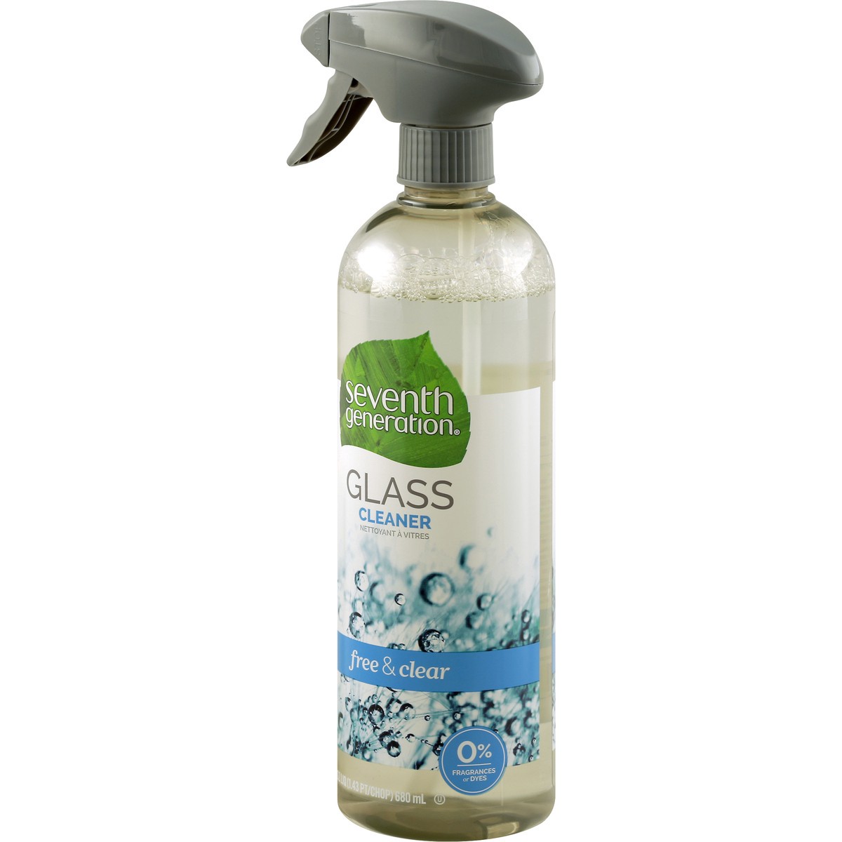 slide 9 of 9, Seventh Generation Glass Cleaner Free & Clear, 23 oz, 23 oz