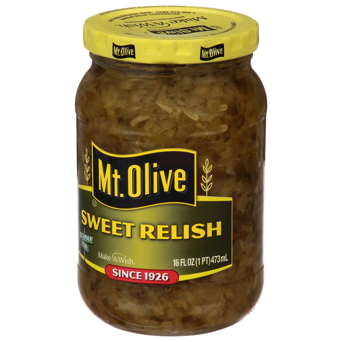 slide 7 of 9, Mt. Olive Sweet Relish 16 fl oz Jar, 16 fl oz