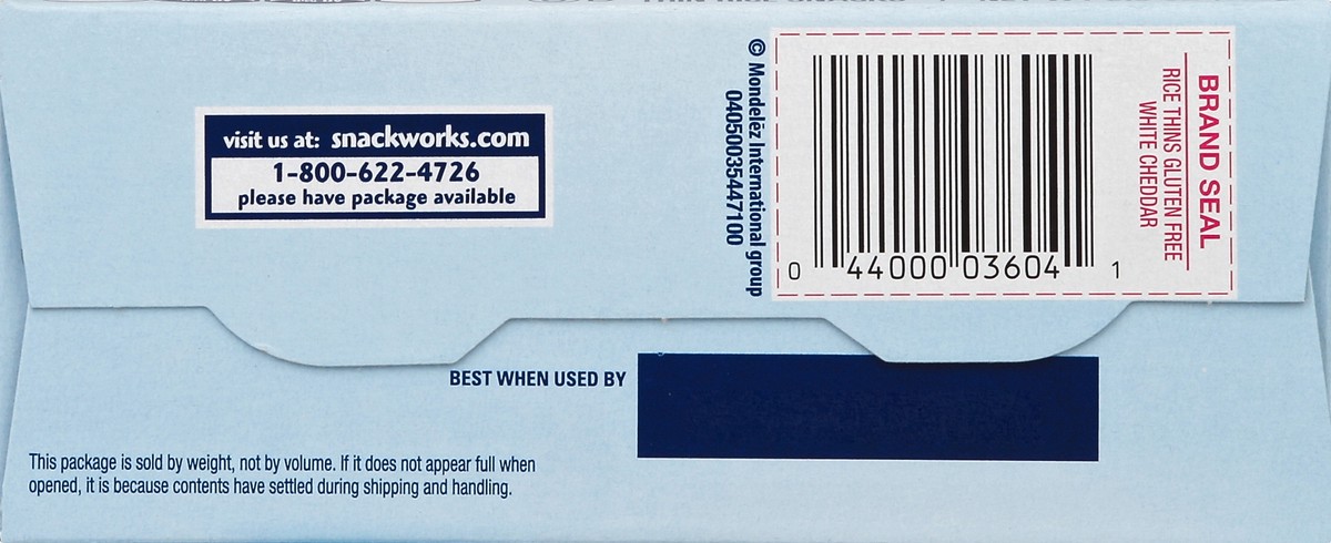 slide 3 of 6, Rice Thins Rice Snacks 3.5 oz, 3.5 oz