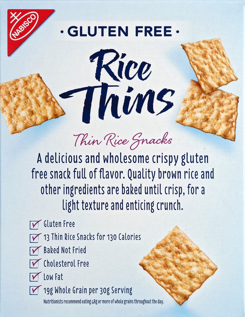 slide 4 of 6, Rice Thins Rice Snacks 3.5 oz, 3.5 oz