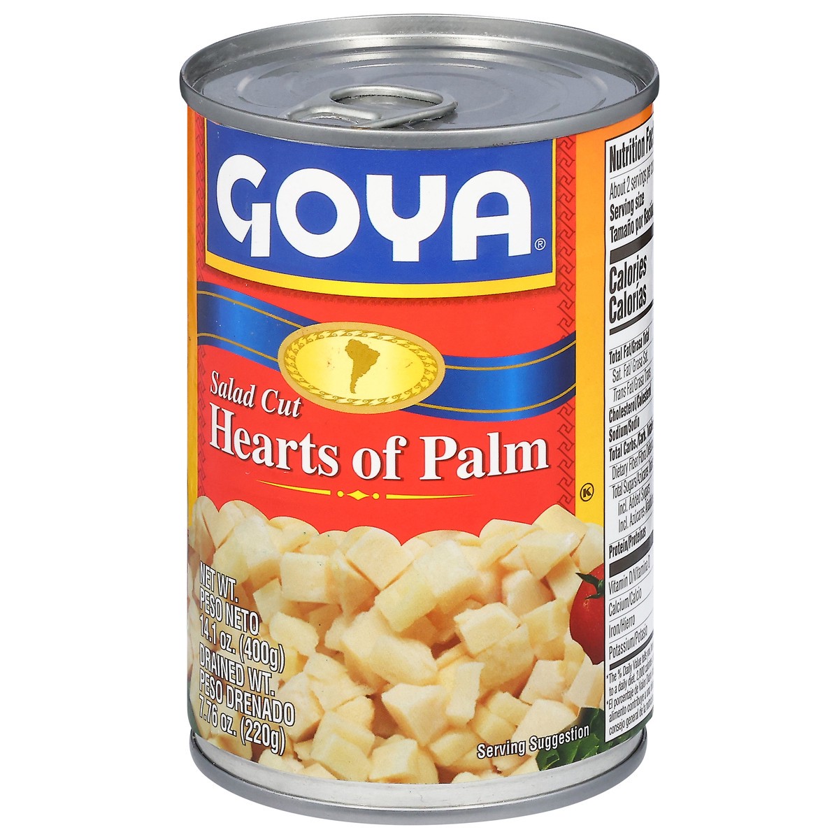 slide 11 of 13, Goya Salad Cut Hearts of Palm 14.1 oz, 14.1 oz