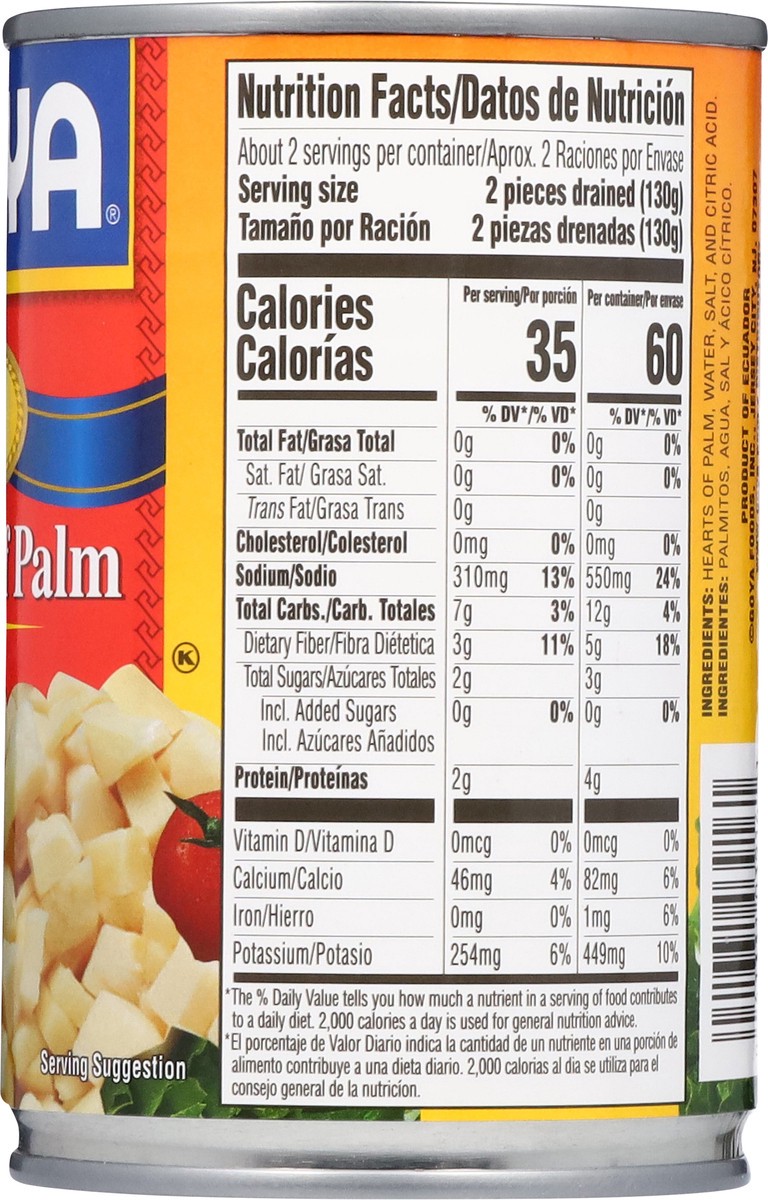 slide 8 of 13, Goya Salad Cut Hearts of Palm 14.1 oz, 14.1 oz