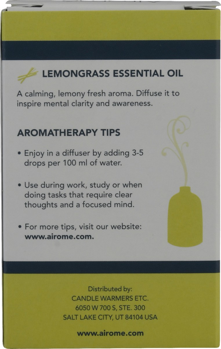 slide 5 of 9, Airomé Lemongrass Essential Oil, 15 ml