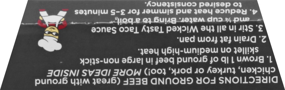 slide 11 of 12, Wicked Tasty Taco Medium Smokin Chipotle Flavor Taco Simmer Sauce 2.7 oz, 2.7 oz
