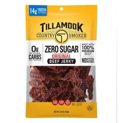 Tillamook Country Smoker Zero Sugar Original Beef Jerky 6.5 oz