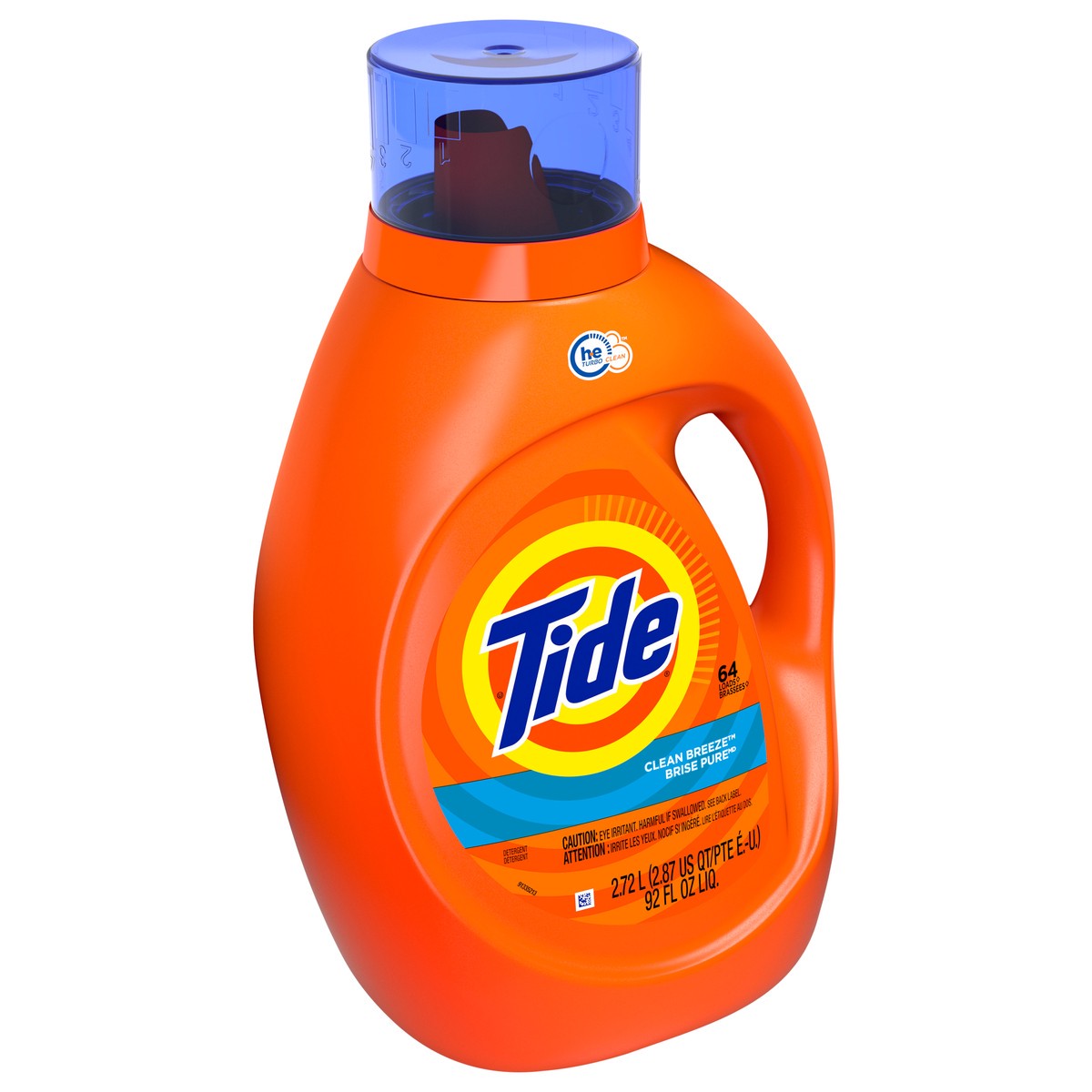 slide 2 of 4, Tide Clean Breeze High Efficiency Liquid Laundry Detergent - 92 fl oz, 92 fl oz