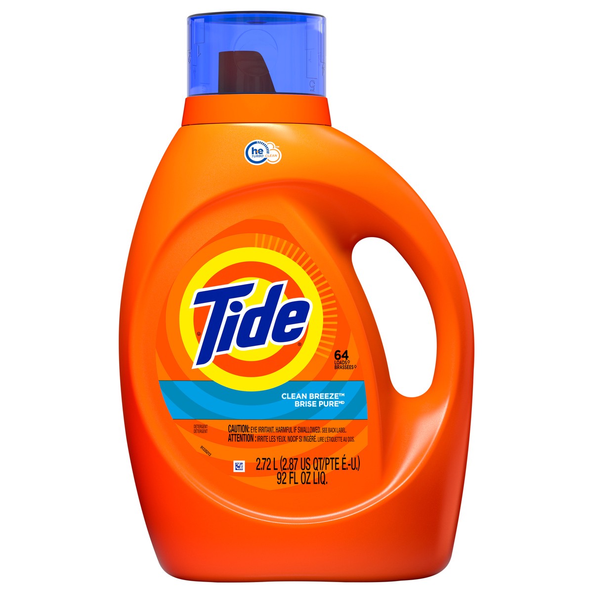 slide 1 of 4, Tide Clean Breeze High Efficiency Liquid Laundry Detergent - 92 fl oz, 92 fl oz