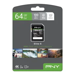 Pny Sdxc 64Gb Elite-X Memory Card