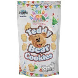 Global Brands Teddy Bear Birthday Cake Cookies Bite Size 10.0 oz