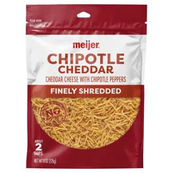 Meijer Fancy Shred Chipotle Cheddar