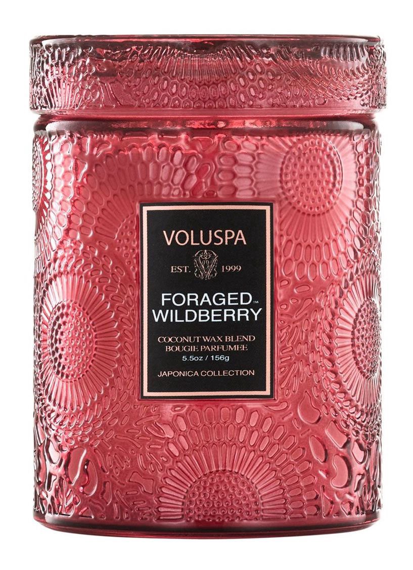 slide 1 of 1, Voluspa Foraged Wildberry Small Candle, 5.5 oz