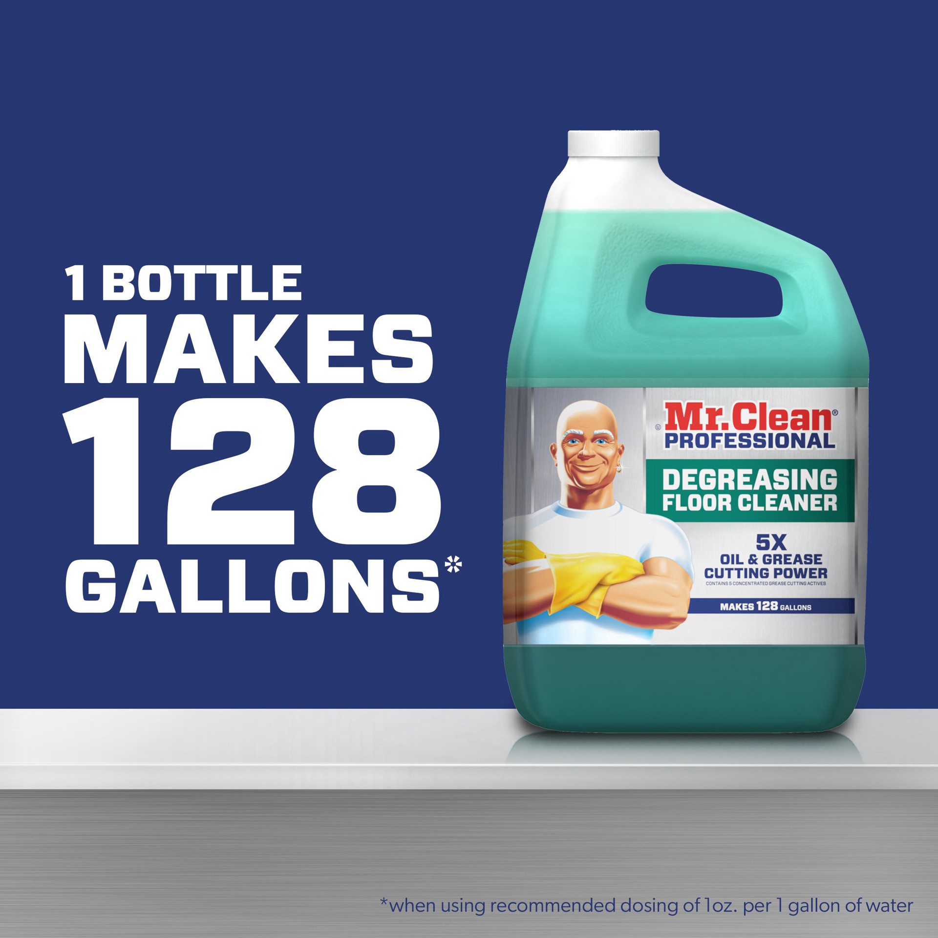 slide 5 of 6, Mr. Clean Floor Cleaner Pro Degreaser 1Ga, 1 gal