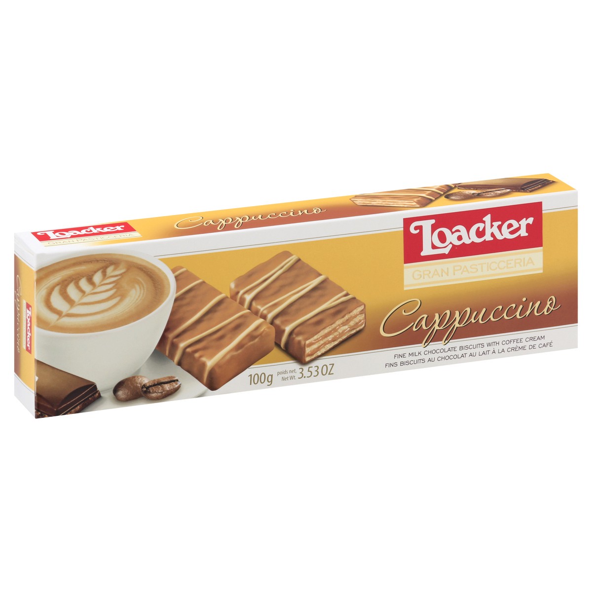 slide 6 of 12, Loacker Cappuccino Biscuits 3.53 oz, 3.53 oz