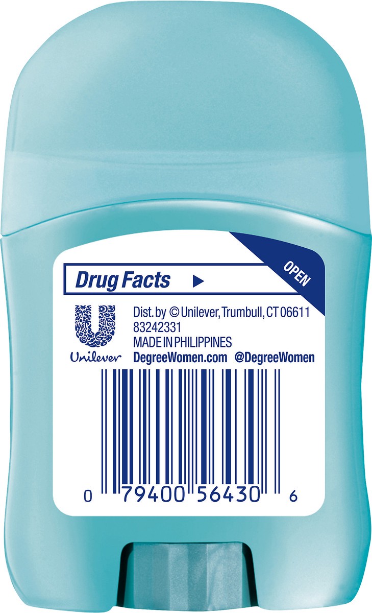 slide 3 of 3, Degree Antiperspirant Deodorant Shower Clean, 0.5 oz, 0.5 oz