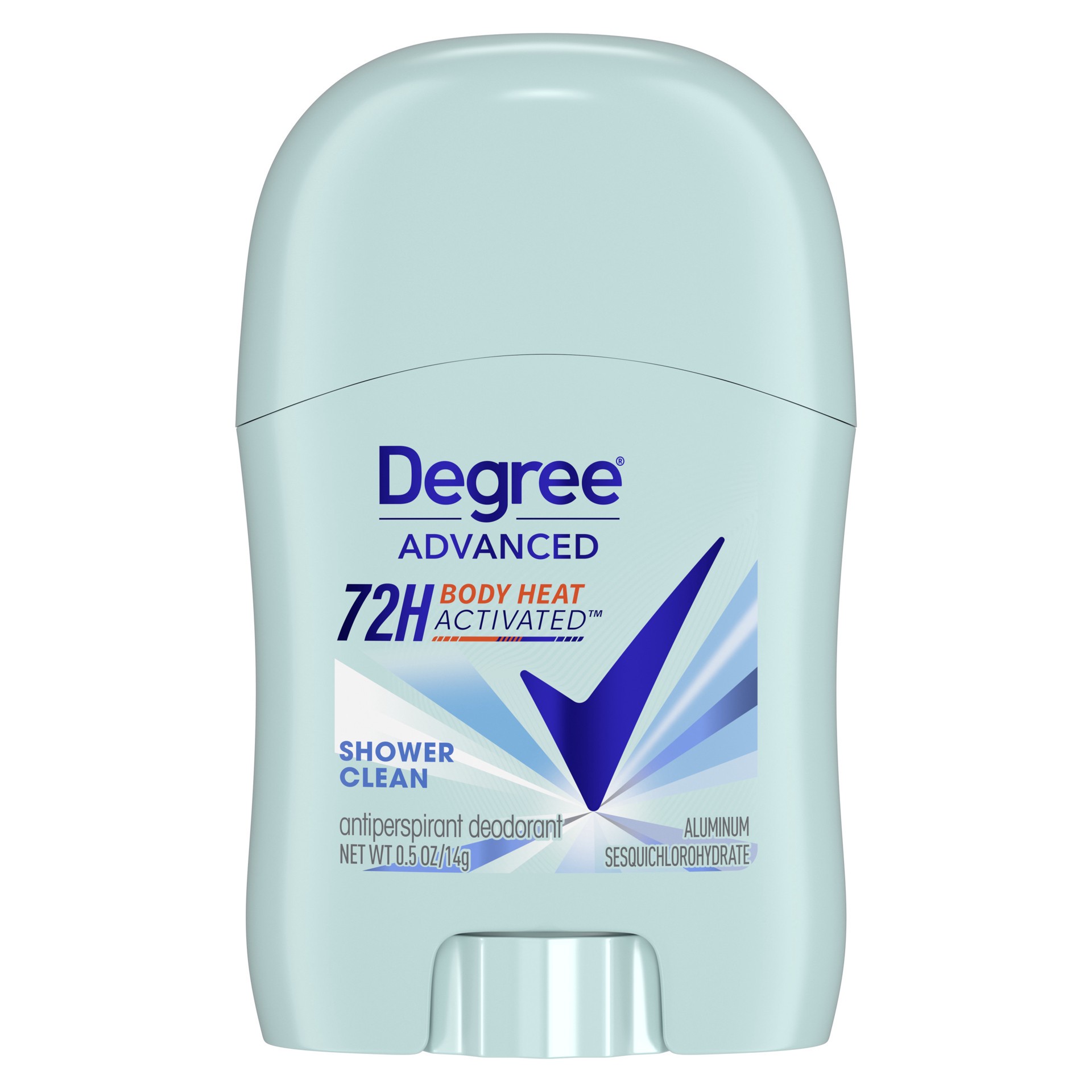 slide 1 of 3, Degree Antiperspirant Deodorant Shower Clean, 0.5 oz, 0.5 oz