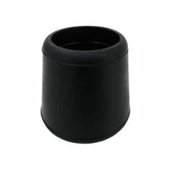 SuperSliders 7/8" Rubber Chair Leg Tip Replacement, Black