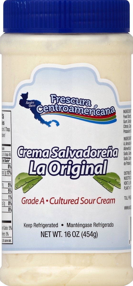 slide 2 of 2, Nuestro Queso Sour Cream 16 oz, 16 oz