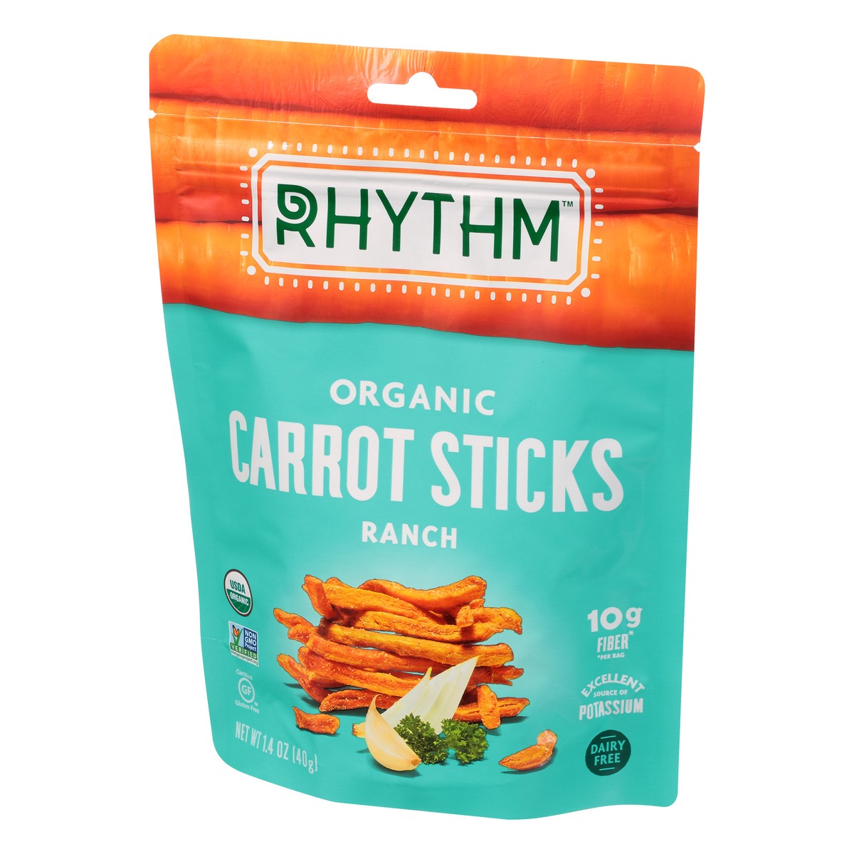 slide 6 of 12, Rhythm Superfoods Organic Ranch Carrot Sticks 1.4 oz, 1.4 oz