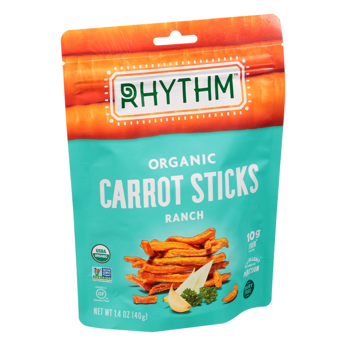 slide 5 of 12, Rhythm Superfoods Organic Ranch Carrot Sticks 1.4 oz, 1.4 oz