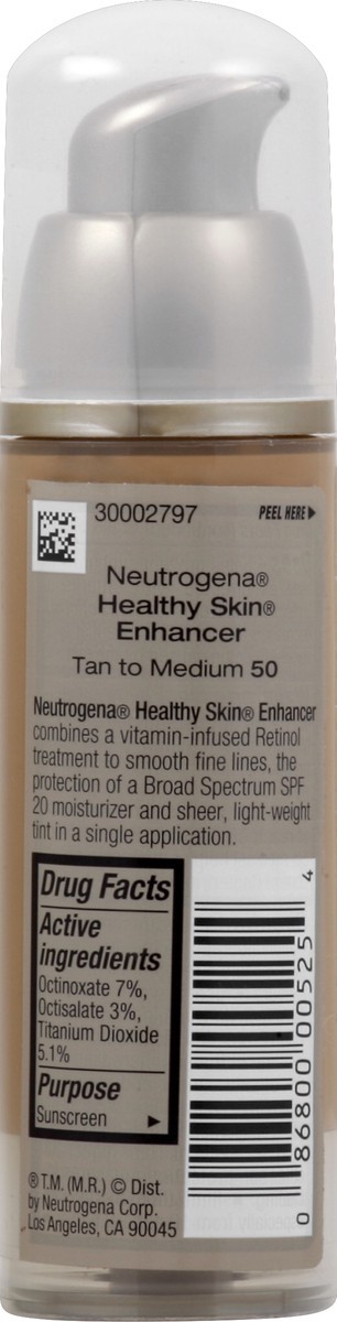 slide 4 of 6, Neutrogena Healthy Skin Tan To Medium 50 Enhancer Broad Spectrum Spf 20, 1 fl oz