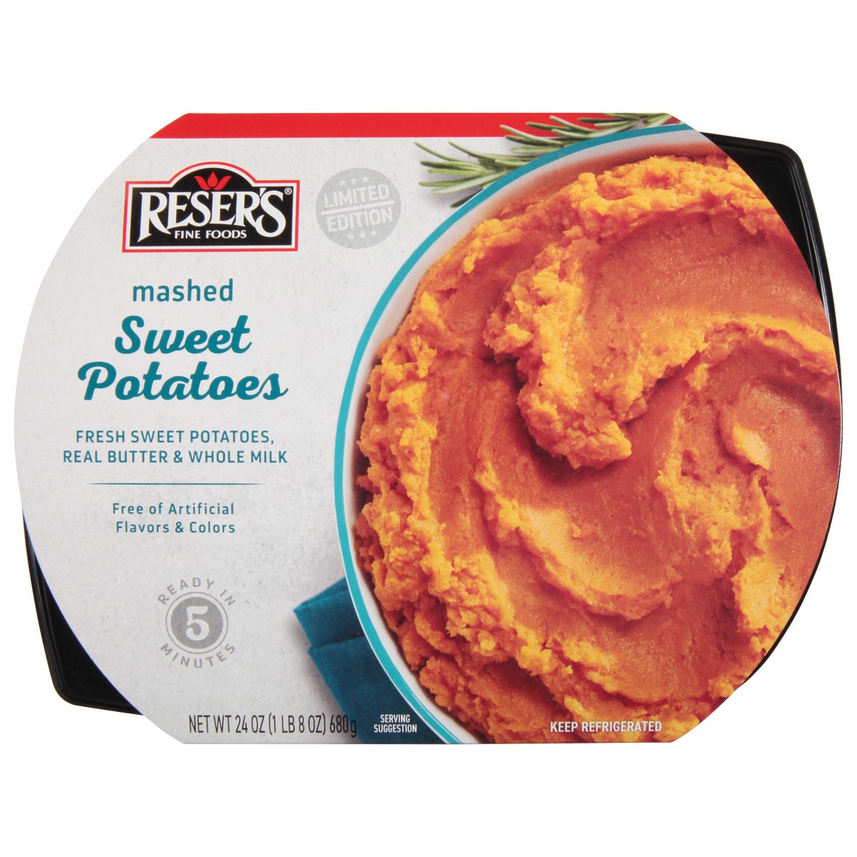 slide 1 of 8, Reser's Sweet Potatoes, 24 oz