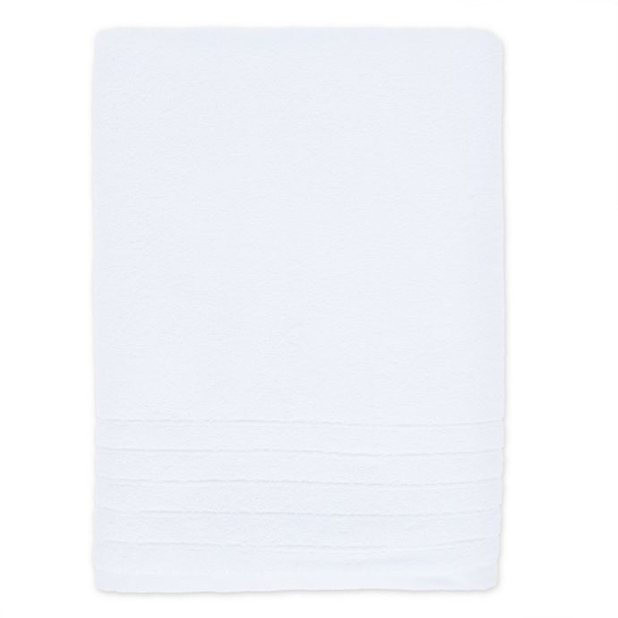 slide 1 of 1, Brookstone SuperStretch Bath Towel - White, 1 ct