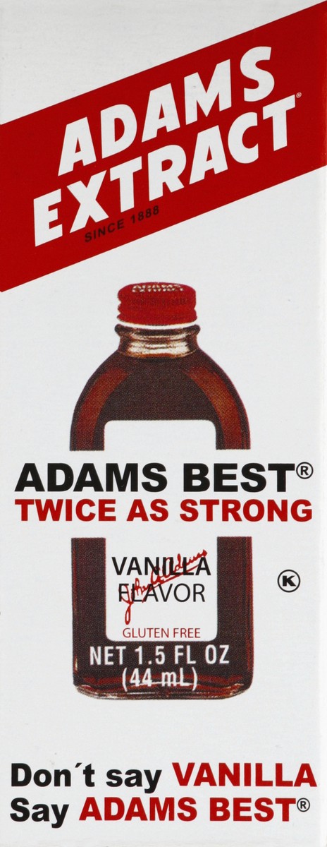 slide 1 of 5, Adams Vanilla Flavor 1.5 oz, 1.5 oz